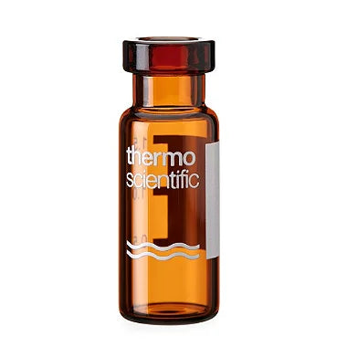 VIAL 2ML AMBER CRIMP 11MM WIDE OPENING ID PATCH 100/PACK